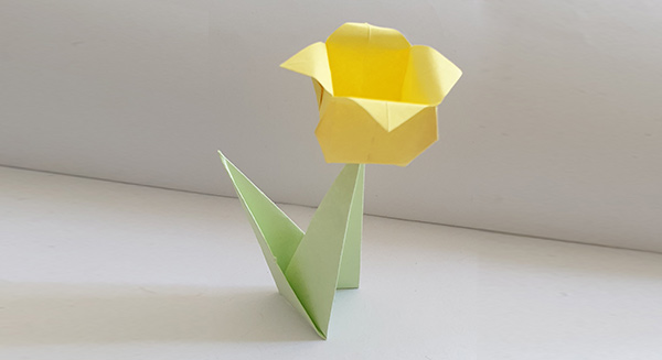 Origami-Blume